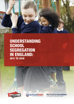 understanding school segregation in england