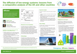 The diffusion of low-energy systems
