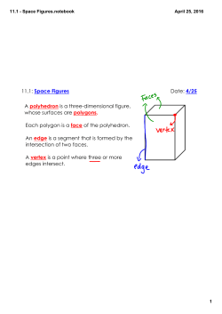 11.1 - Space Figures.notebook
