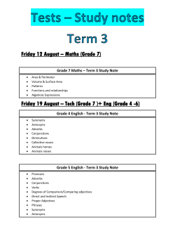 Grade 4 -6 - Thornhill Primary School