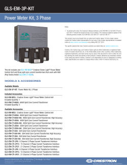 Product Specifications: GLS-EM-3P-KIT