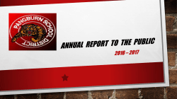 psd report to the public -- october 2016