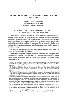 Historical Survey of International Air Law Since 1944, An