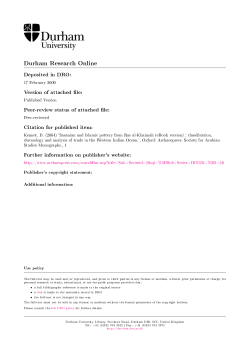 Chapter 1 - Durham Research Online