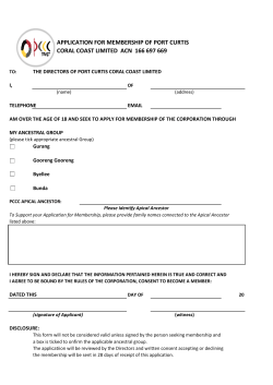 PCCC Membership Application