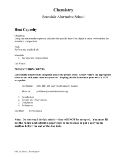 Chemistry - Scarsdale Public Schools