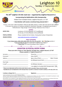 Leighton 10 - Leighton Buzzard Athletic Club