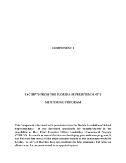 Mentoring Program - Dixie County School District