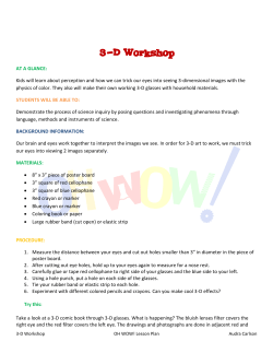 3-D Workshop