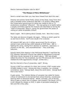 The Masque of Mary Whitehouse