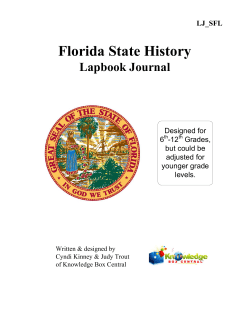 Florida State History - Knowledge Box Central