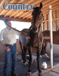 Fall 2013 SAN LUIS OBISPO - San Luis Obispo County Farm Bureau