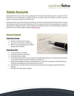Estate Accounts