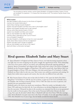 FCE PAPER 1: Reading, PART 3: Multiple