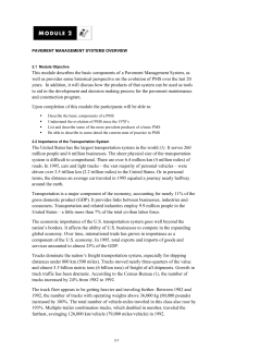 This module describes the basic components of a Pavement