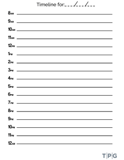 Timeline for: 10AM 11AM 12PM 10PM 11PM 12AM