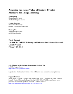 Assessing the Reuse Value of Socially Created Metadata for