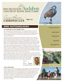 Crane River - Rowe Sanctuary