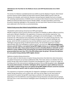 ACR`s summary