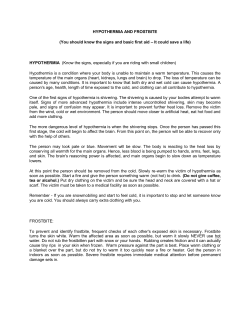 HYPOTHERMIA - Side Hill Cronchers