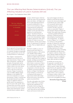 Book reviews, [2015] (Summer) Bar News 76