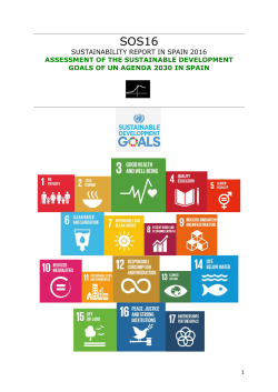 sustainability report in spain 2016 assessment of the sustainable