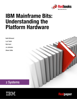 IBM Mainframe Bits: z Systems Hardware Introduction