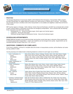 Medicaid Transportation Information