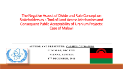 The Negative Aspect of Divide and Rule Concept on Stakeholders