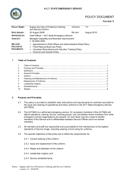 06 SES - ACTSES Uniform Policy v2