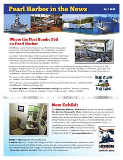 Pearl Harbor in the News - Pearl Harbor Historic Sites