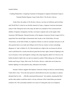 Comparing Treatment of Immigrants in Japanese Internment Camps