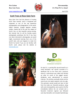 April, 2014 - Rose Gate Farm