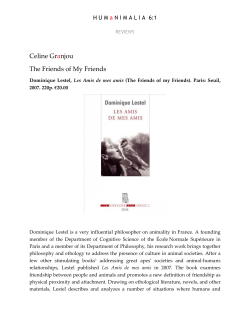 Celine Granjou The Friends of My Friends