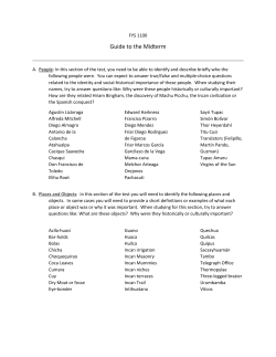 Guide to the Midterm - Mansfield University
