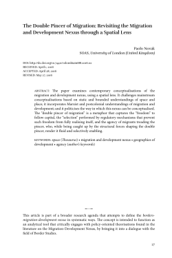 The Double Pincer of Migration: Revisiting the Migration and