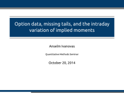 Option data, missing tails, and the intraday variation of implied