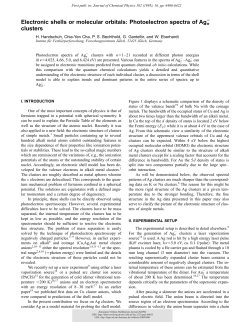 Electronic shells or molecular orbitals