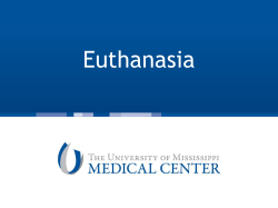 Euthanasia