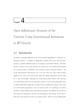 Open Inflationary Scenario of the Universe Using Gravitational