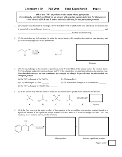 Final Part B - UCLA Chemistry and Biochemistry