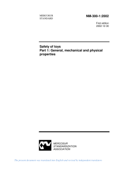 NM 300.1:2002 Safety of toys Part 1: General, mechanical and