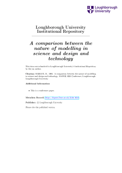 A comparison between the nature of modelling in science and