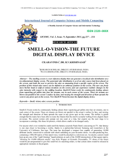SMELL-O-VISION-THE FUTURE DIGITAL DISPLAY DEVICE