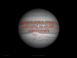 Space probe image processing by amateur astronomers