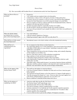 Hoover Notes