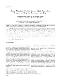 Conus Medullaris Position in an Adult Population: Analysis