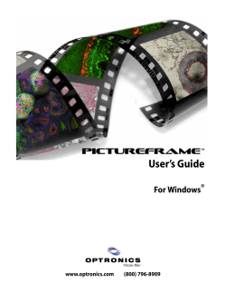 Optronics: Pictureframe