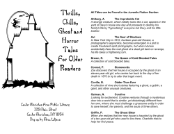 All Titles can be Found in the Juvenile Fiction Section