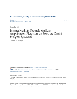 Internet Media in Technological Risk Amplification: Plutonium on